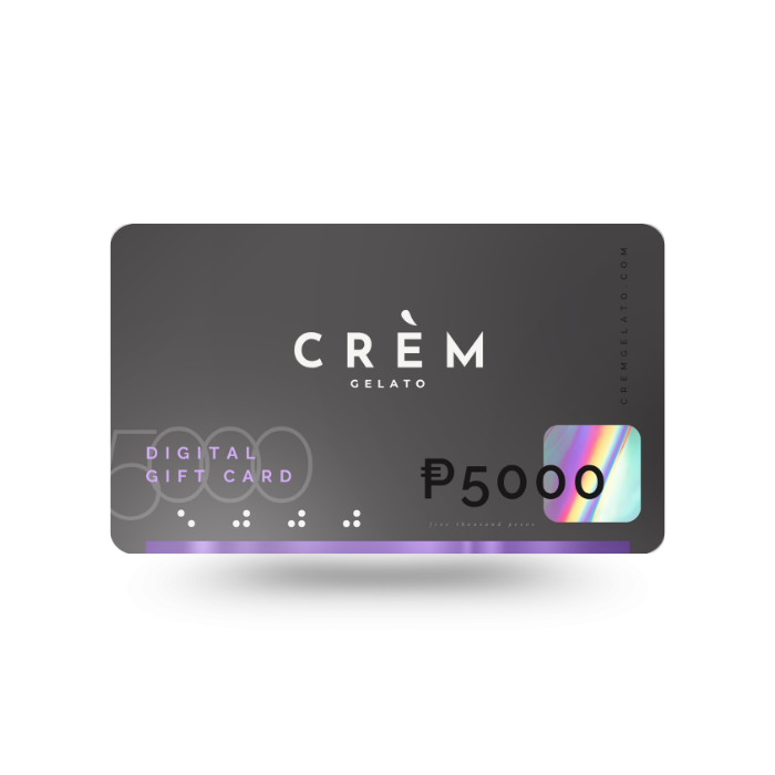 Crèm Gelato Digital Gift Card