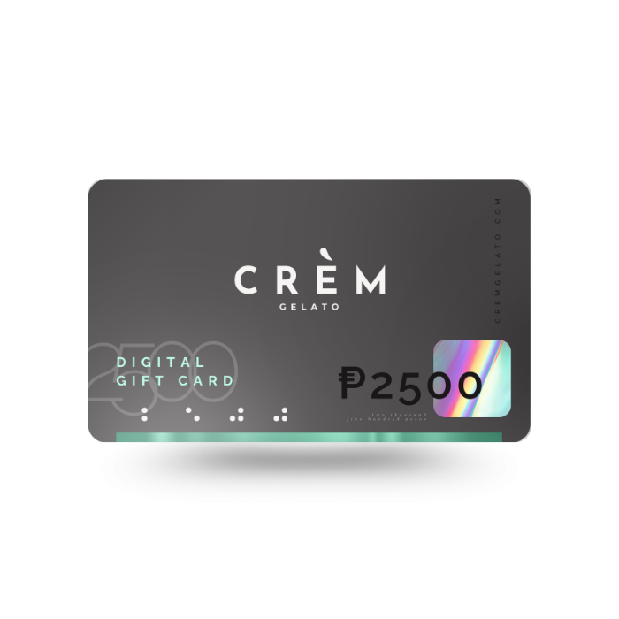 Crèm Gelato Digital Gift Card