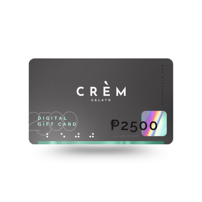 Crèm Gelato Digital Gift Card