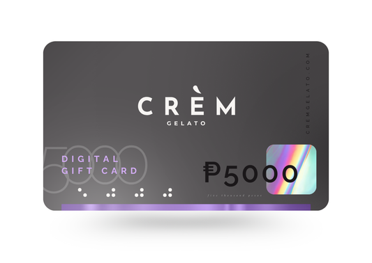 Crèm Gelato Digital Gift Card